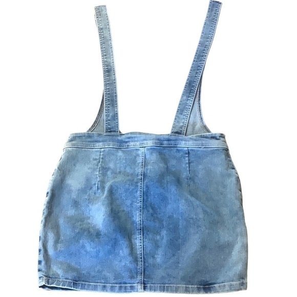 ATIPICAL Denim Country Western Concert Romper Jumper Mini Dress Size Large ECU - Picture 5 of 10